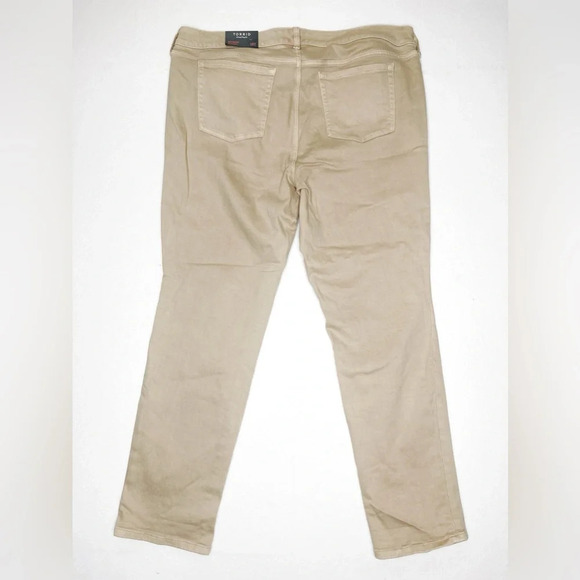 TORRID Boyfriend Straight Vintage Stretch Mid-Rise Tan Cream Jean Size 18T NEW - Picture 4 of 11